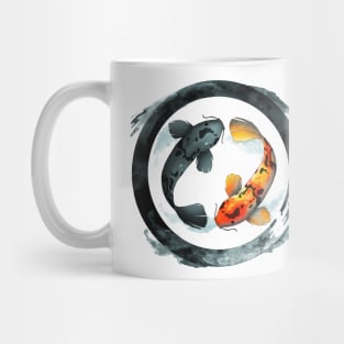 Ying Yang Koi Mug